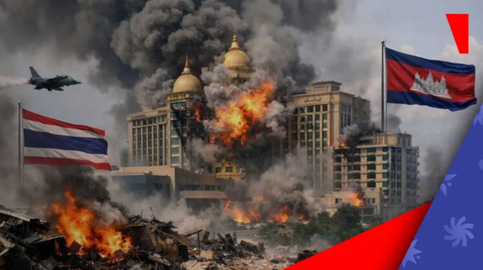 Thailand strikes Cambodian casino again amid border war
