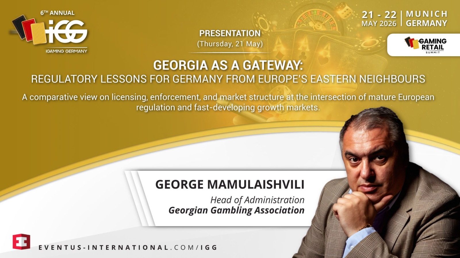 Georgia as a Regulatory Model: George Mamulaishvili Highlights Eastern European iGaming Trends in Munich