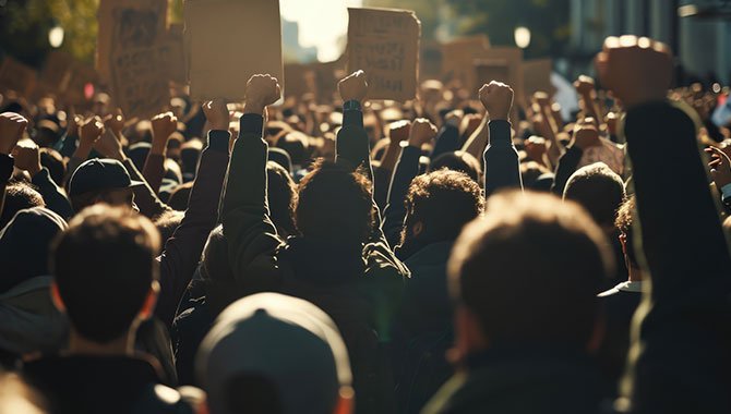 Uruguay state casino workers protest in Punta del Este